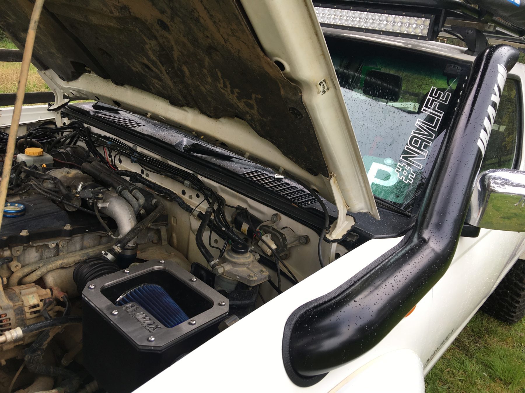 Nissan Navara D22 Snorkel & Airbox Combo - Image 11